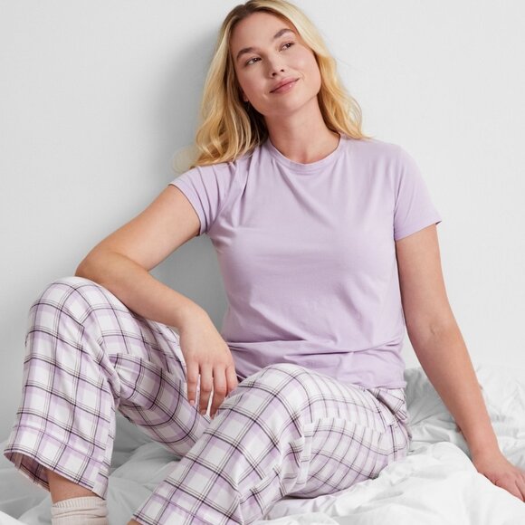 NWT XS State of Day Women's Cotton Blend Short-Sleeve 1 SET - Picture 2 of 3